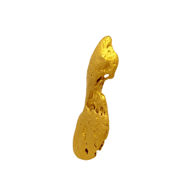 62.7 Gram Natural Gold Nugget Mined in the Klondike, Alaska Mint