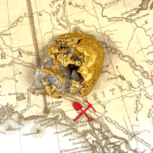 81.3 Gram Natural Gold Nugget, Alaska Mint