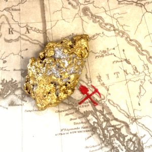 101 Gram Natural Gold Nugget, Alaska Mint