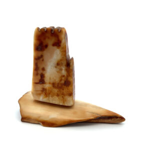 Scrimshaw Artwork Fossilized Ivory, Alaska Mint