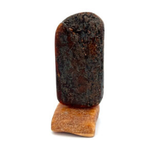 Scrimshaw Flower Artwork Fossilized Ivory, Alaska Mint