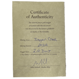 3.1 Gram Natural Gold Nugget
