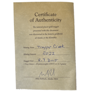 4.1 Gram Natural Gold Nugget