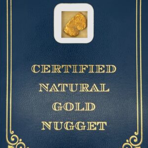 4.2 Gram Natural Gold Nugget from Trapper Creek, Alaska, Alaska Mint