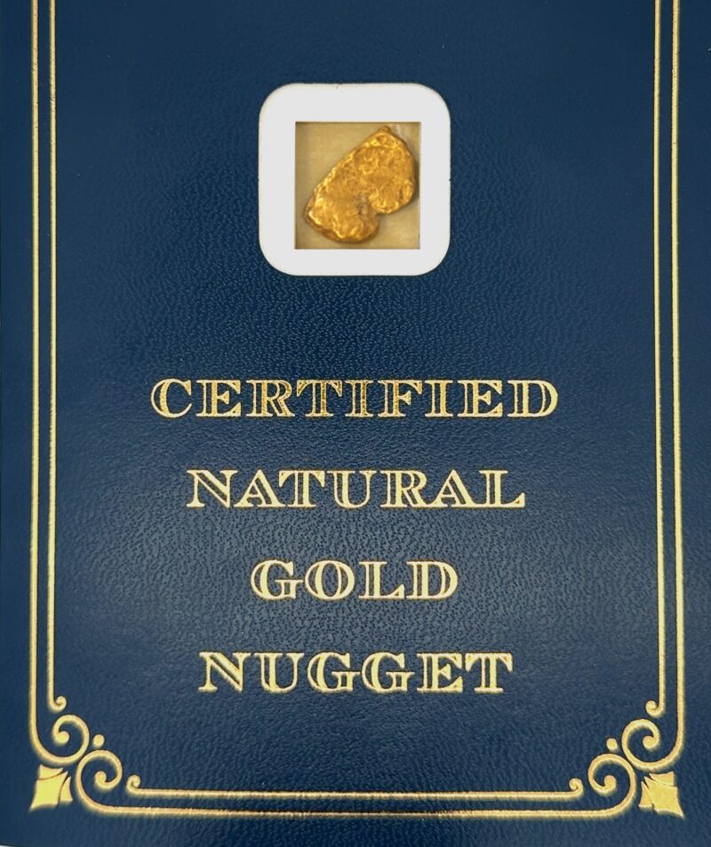 4.2 Gram Natural Gold Nugget from Trapper Creek, Alaska, Alaska Mint