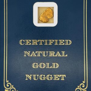 4.2 Gram Natural Gold Nugget from Trapper Creek, Alaska, Alaska Mint