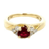 14k Ruby & Diamond Estate Ring, Alaska Mint