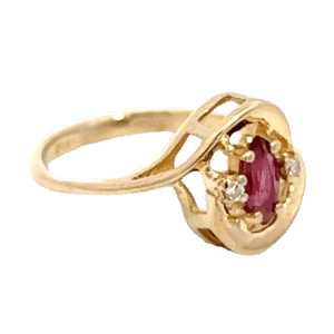 Ruby & Diamond Estate Ring, Alaska Mint