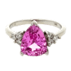 Synthetic Pink Sapphire Estate Ring, Alaska Mint