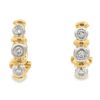 Diamond 2-Tone Estate Earrings, Alaska Mint