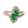 18k Emerald Estate Ring, Alaska Mint