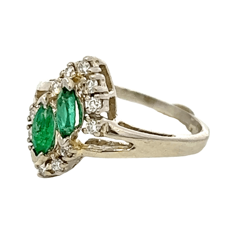 18k Emerald Estate Ring, Alaska Mint