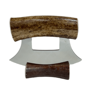Caribou Antler Ulu Knife, Alaska Mint