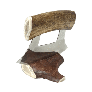 Caribou Antler Ulu Knife, Alaska Mint