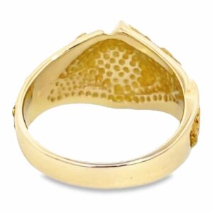 Men's Gold Quartz & Nugget Ring, Alaska Mint