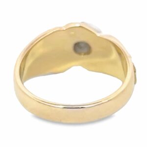 Men's Gold Nugget & Quartz Ring, Alaska Mint