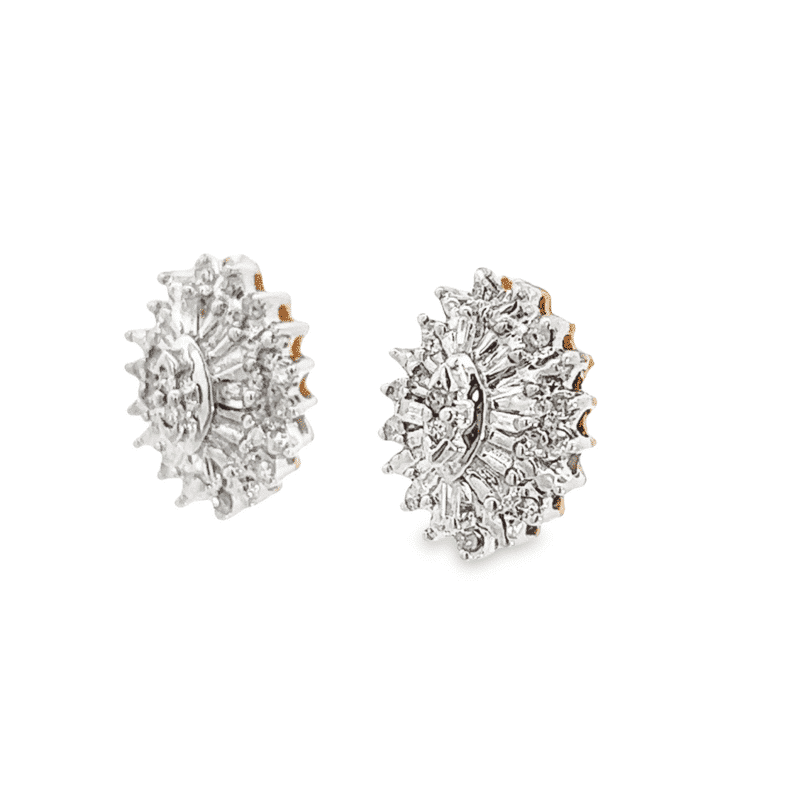 .30ct Diamond Estate Earrings, Alaska Mint