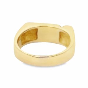 Men's Gold Quartz & Diamond Ring, Alaska Mint