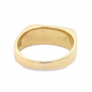 Men's Gold Quartz & Diamond Ring, Alaska Mint
