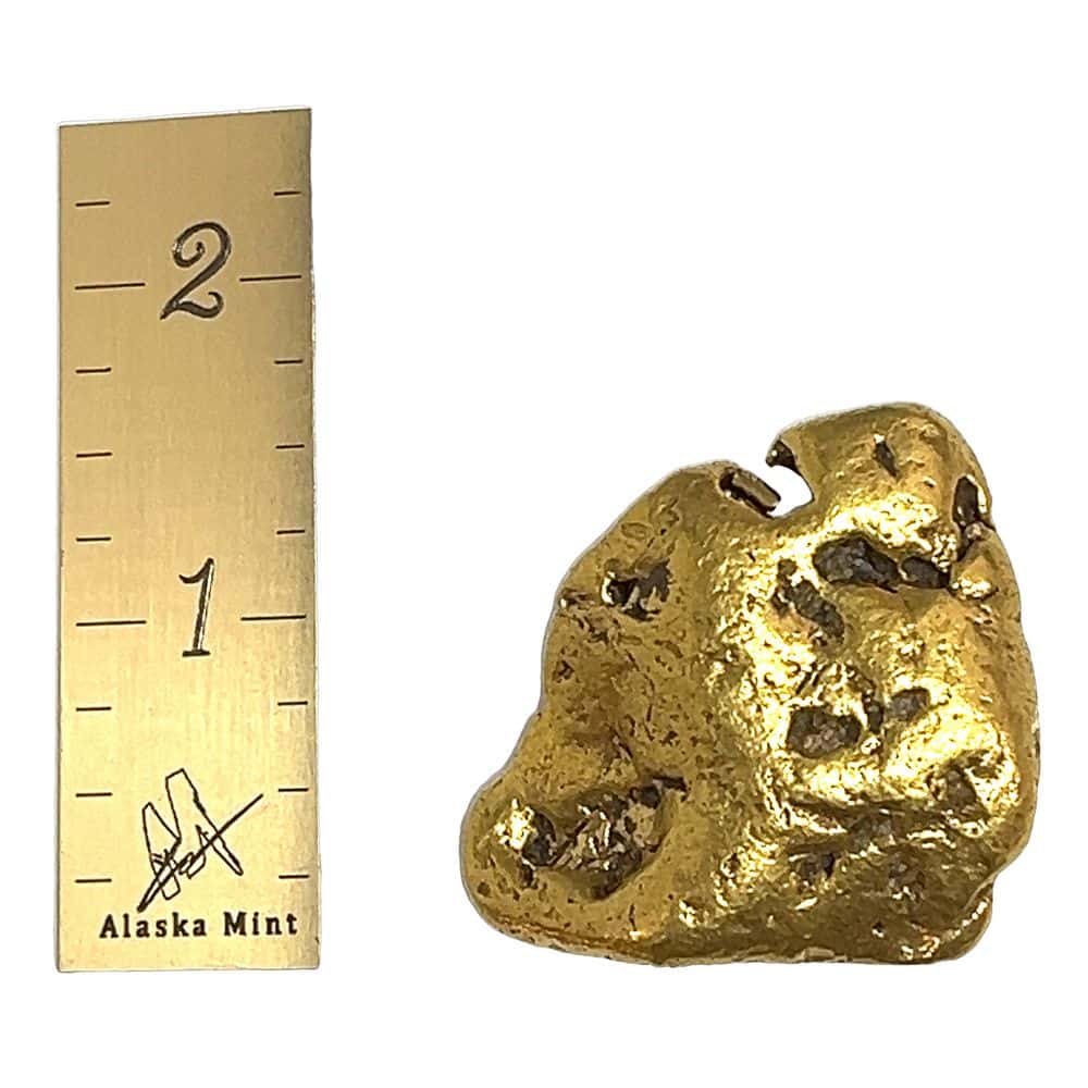 141.0 Gram Natural Gold Nugget from Chandalar Alaska