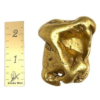 471.4 Gram Natural Gold Nugget from Chandalar Alaska, Alaska Mint