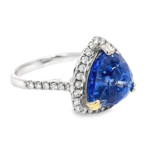 7ct Sapphire & Diamond Ring, Alaska Mint