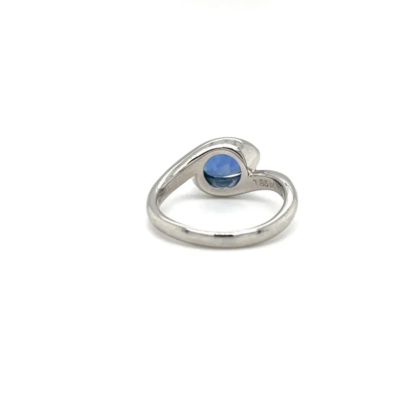 Sapphire Diamond & Platinum Ring, Alaska Mint