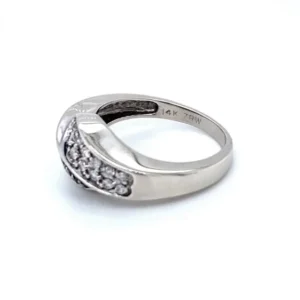 Black & White Diamond Ring, Alaska Mint