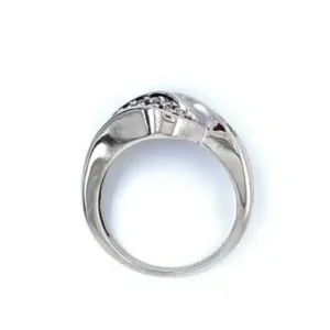 Black & White Diamond Ring, Alaska Mint