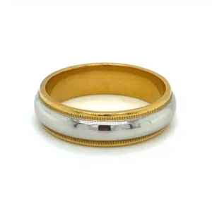 Platinum & 24k Gold Band, Alaska Mint