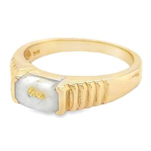 Gold Quartz Ladies Ring, Alaska Mint