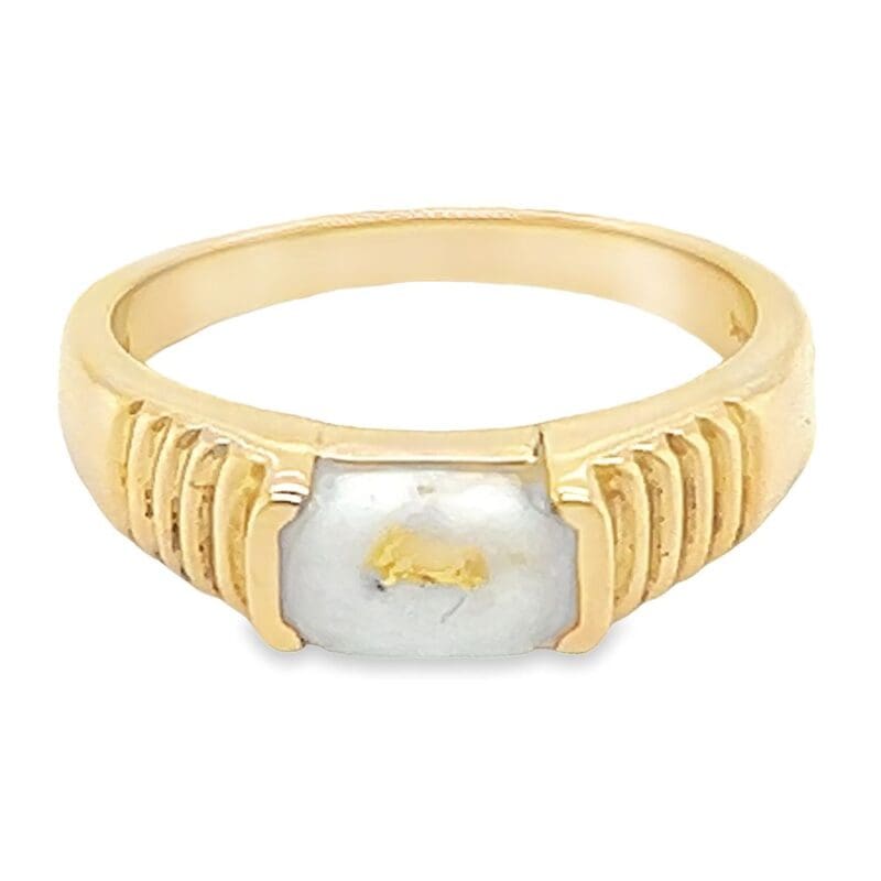 Gold Quartz Ladies Ring, Alaska Mint