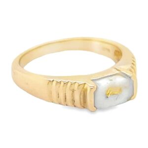Gold Quartz Ladies Ring, Alaska Mint