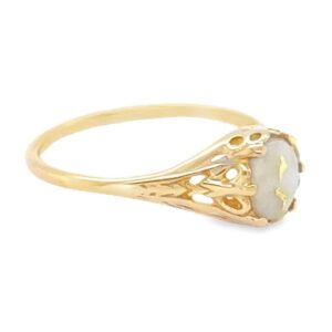 Ladies Gold Quartz Ring, Alaska Mint