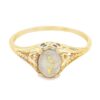 Ladies Gold Quartz Ring, Alaska Mint