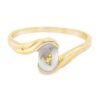 Ladies Gold Quartz Ring, Alaska Mint
