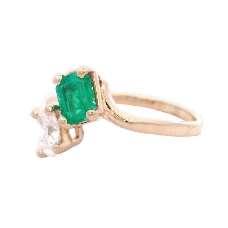 Diamond & Emerald Ring, Alaska Mint