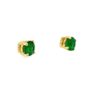 .50ct Emerald Stud Earrings, Alaska Mint