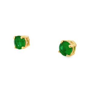 .50ct Emerald Stud Earrings, Alaska Mint
