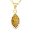 Gold Quartz Pendant, Alaska Mint