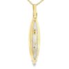 Gold Quartz Drop Pendant, Alaska Mint