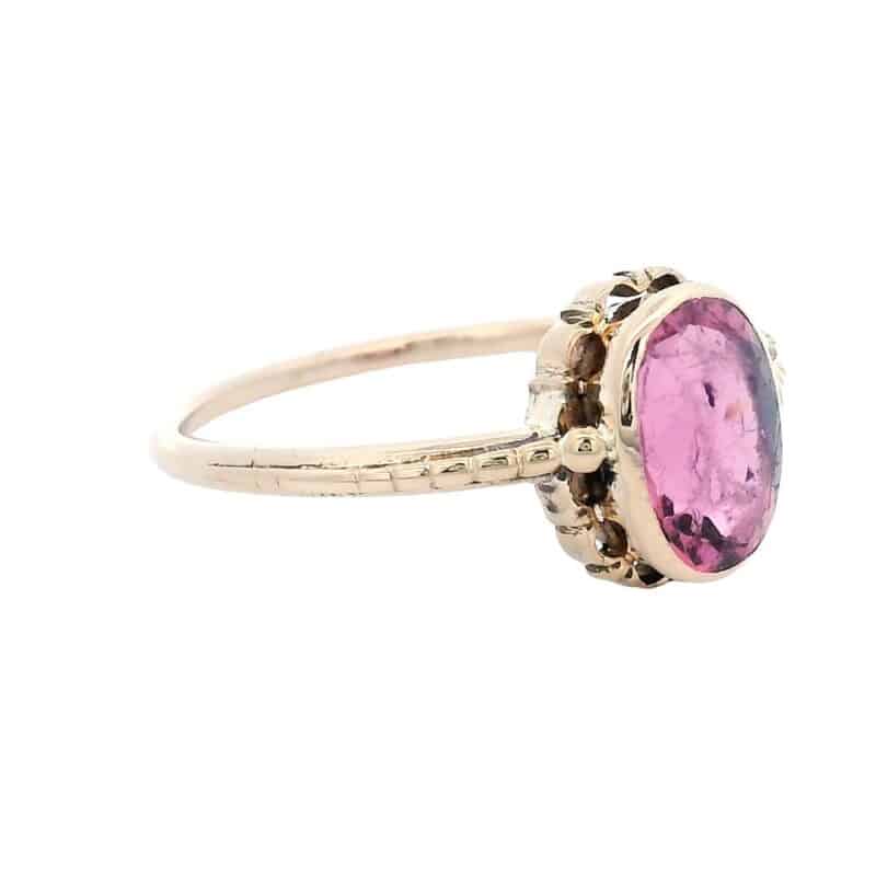 Pink Tourmaline Ring, Alaska Mint