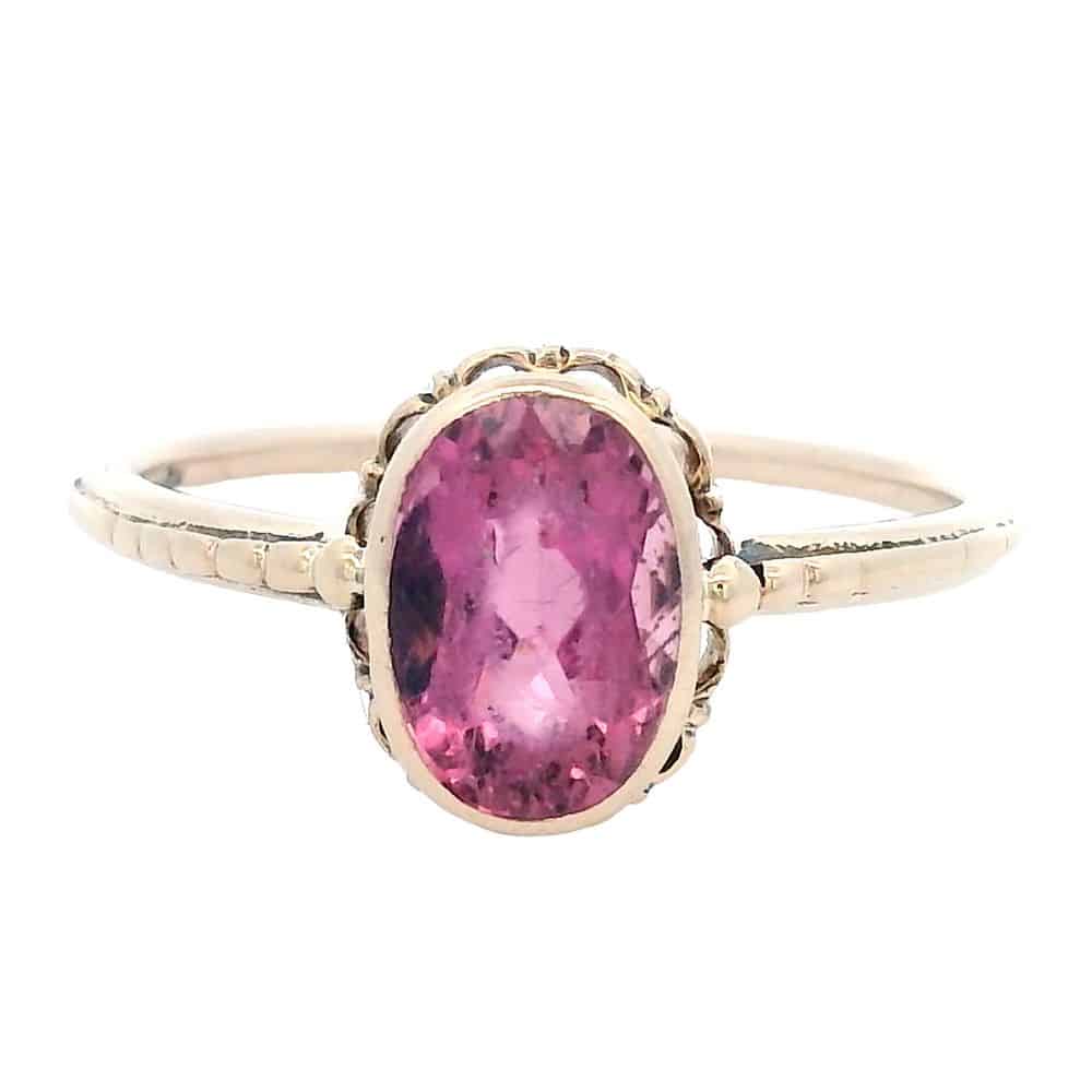 Pink Tourmaline Ring, Alaska Mint