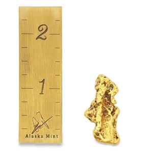 24.7 Gram Natural Gold Nugget, Alaska Mint