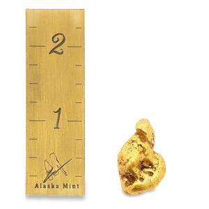 25.0 Gram Natural Gold Nugget, Alaska Mint