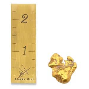 26.7 Gram Natural Gold Nugget, Alaska Mint