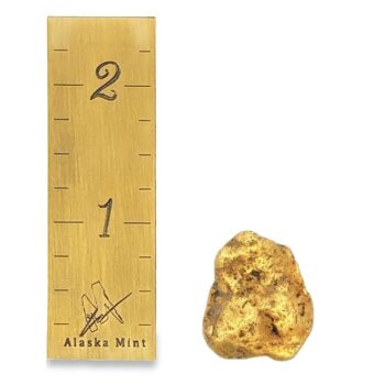 27.6 Gram Natural Gold Nugget, Alaska Mint