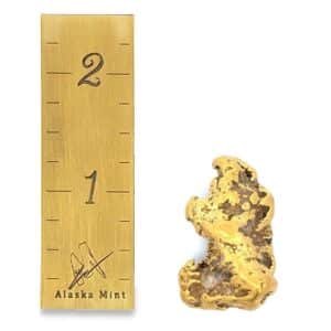42.3 Gram Natural Gold Nugget, Alaska Mint