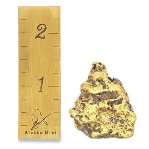 48.8 Gram Natural Gold Nugget, Alaska Mint