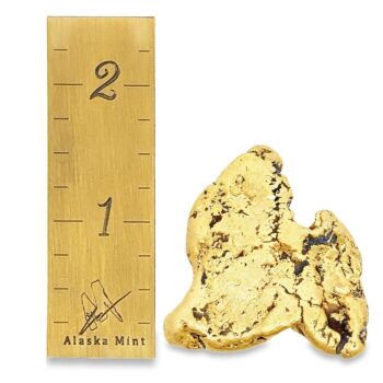 63.7 Gram Natural Gold Nugget, Alaska Mint